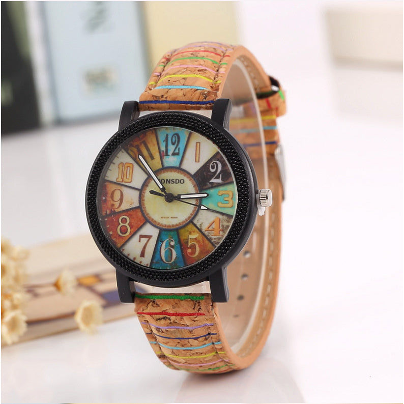 Casual Vintage Leather Women Quartz Wrist Watch Gift Clock - DropOnline.co