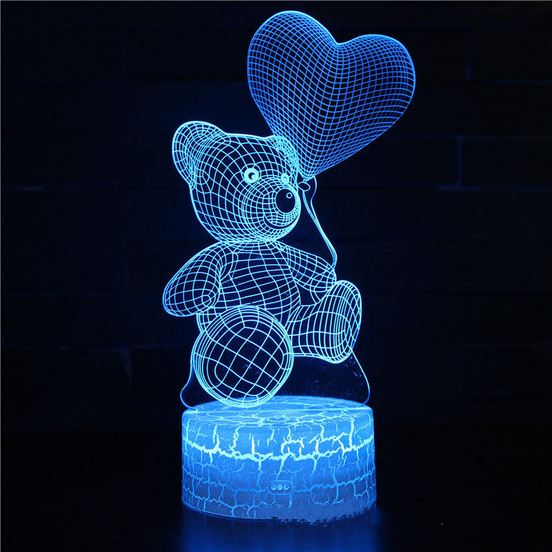 3D Lamp Acrylic USB LED Night Lights Neon Sign Lamp Xmas Christmas Decorations For Home Bedroom Birthday Decor Valentines Day Gifts - DropOnline.co
