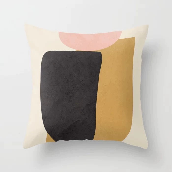 Abstract Geometric Portrait Pillowcase - Modern Art Home Sofa Cushion Pillow Cover - DropOnline.co