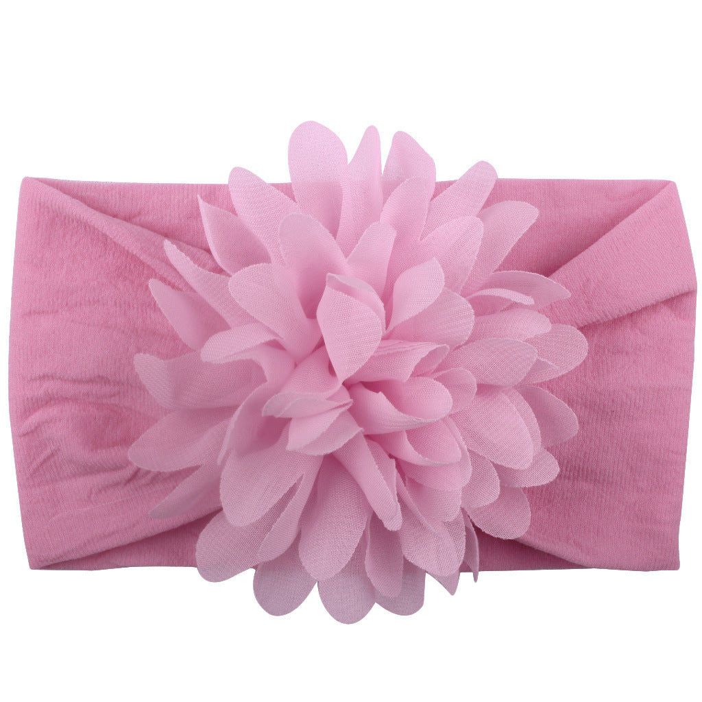 Chiffon Flower Baby Headband - Cute Princess Hair Accessories for Infant Girls - DropOnline.co