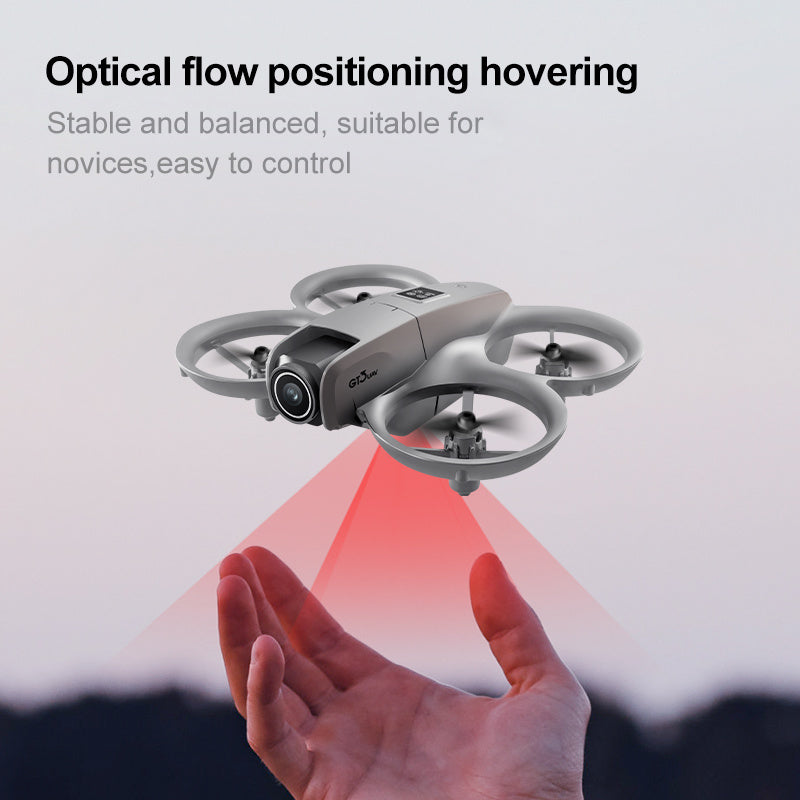 GT3 Small Unmanned Aerial Vehicle, Optical Flow Hovering, Stable Flight, Propeller Protection, Safe Flight, Equipped With Dual Cameras, Electrically Adjustable, Easy To Operate, Easy To Get Started, S - DropOnline.co