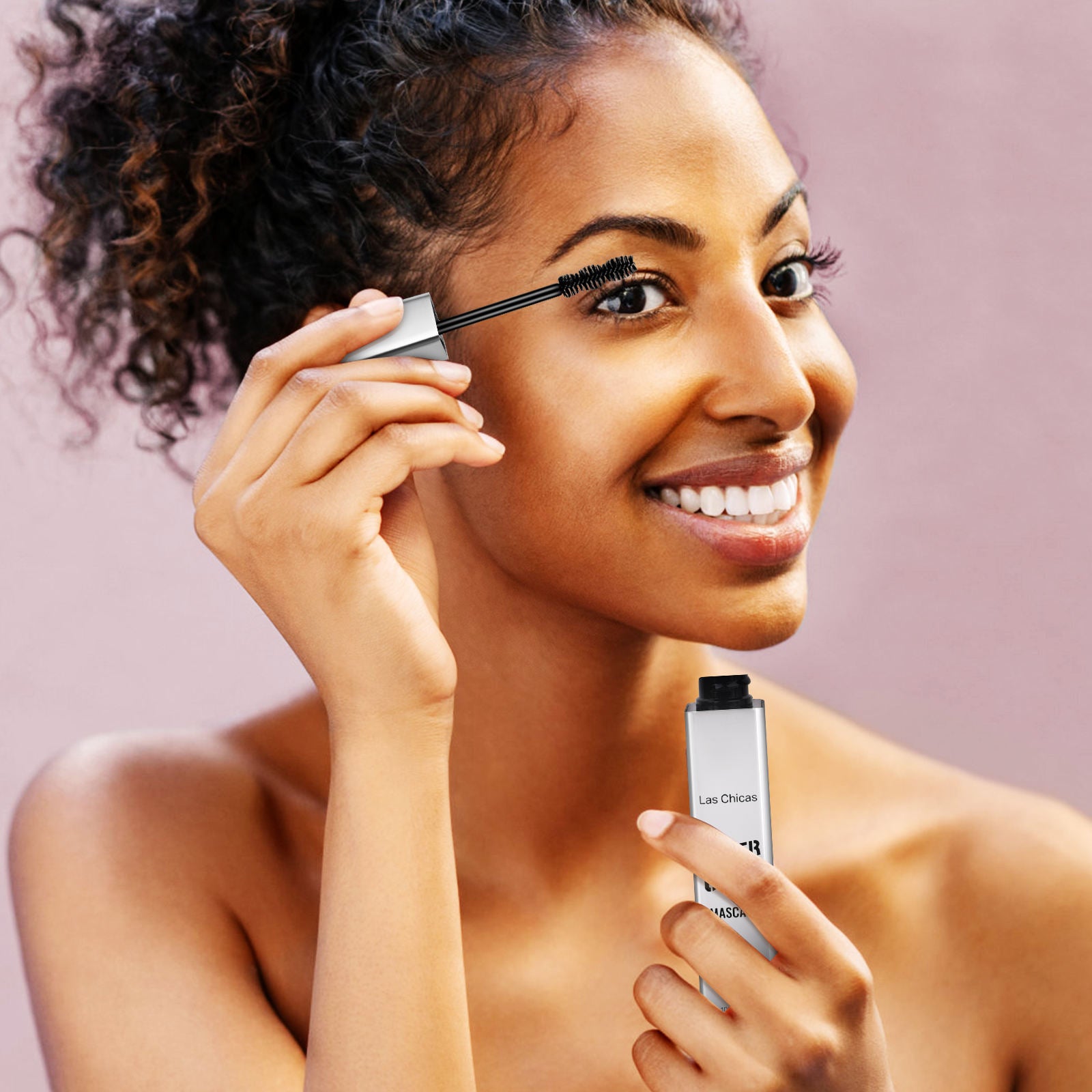 2pcs Las Chicas 12-hour Long-lasting Waterproof 10ml Ultra Volumizing Lengthening Clump-free Oil-proof Black Mascara - DropOnline.co