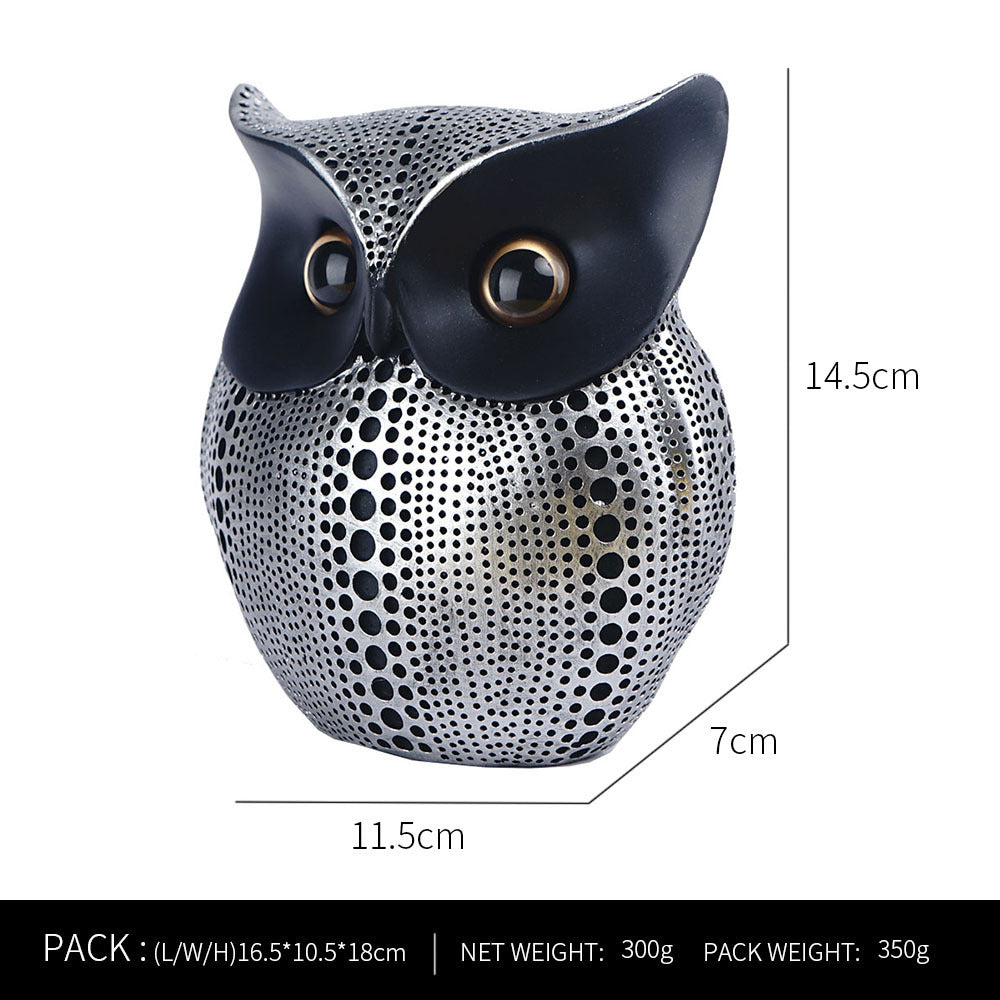 Owl Resin Craft Decoration Home Soft Decoration - DropOnline.co