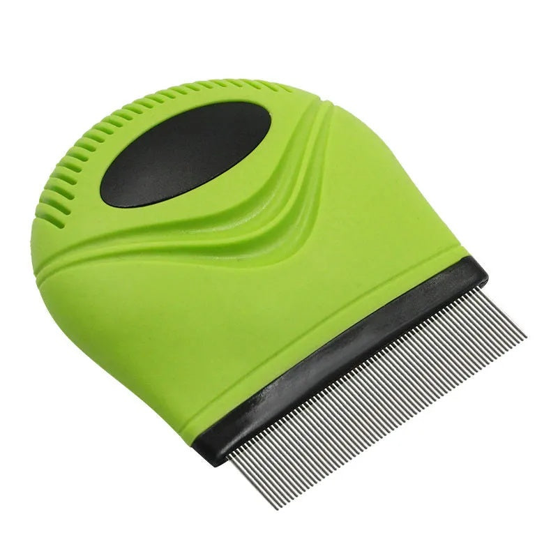 Pet Life 'Grazer' Handheld Travel Grooming Cat And Dog Flea And Tick Comb - DropOnline.co