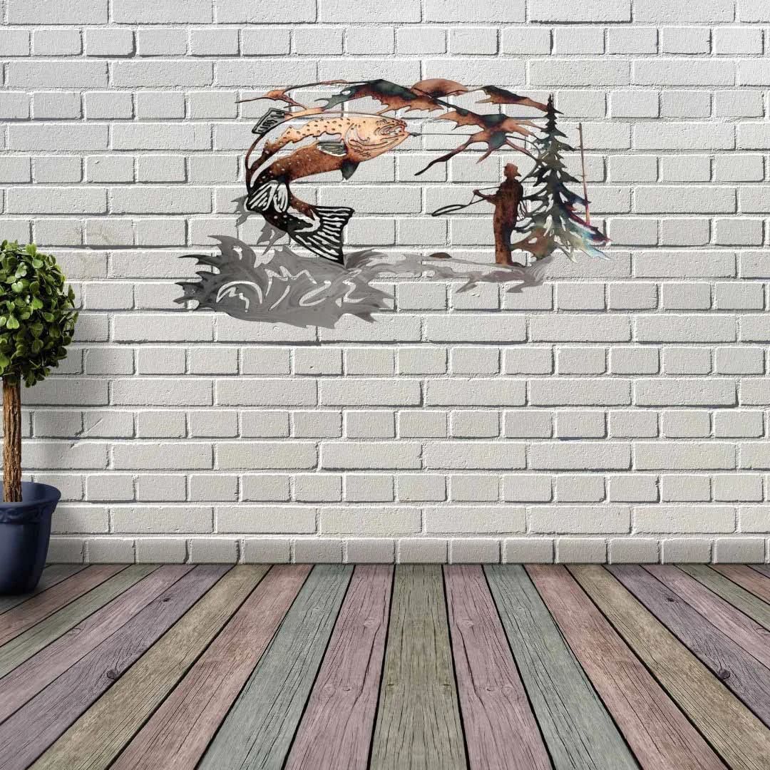 Home Decor Mallard Alloy Wall Art - DropOnline.co