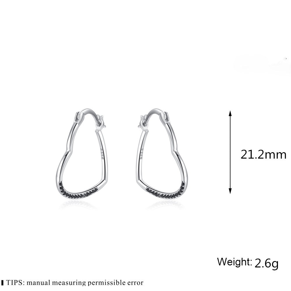 Creative Hollow Heart-shaped Zircon Necklace - DropOnline.co