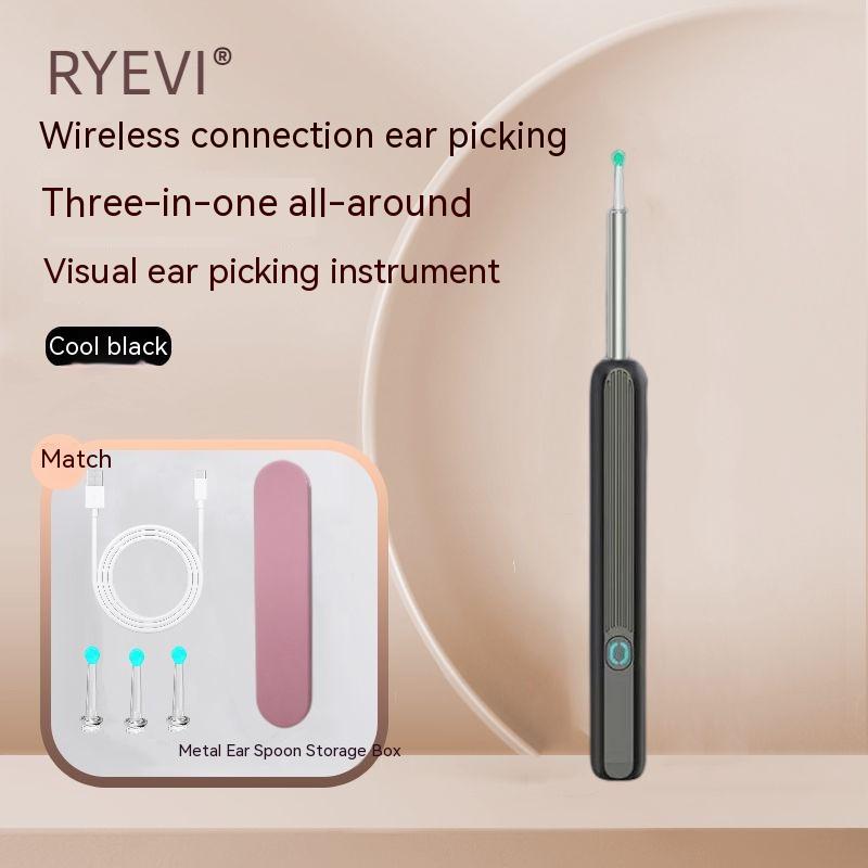Wireless Smart HD Endoscope Luminous Ear Pick Ear Picking Tools - DropOnline.co