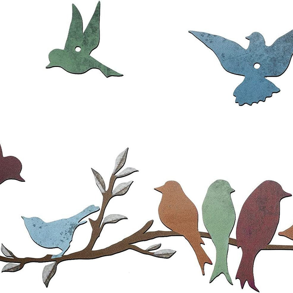 Bird Branch Wall Decoration Wall-mounted - DropOnline.co