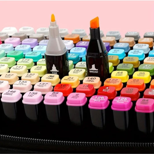 168 Colors Dual Brush Tip Art Markers Coloring Marker For Book Painting Card Making Christmas Gift For Adults Kids 168 - DropOnline.co