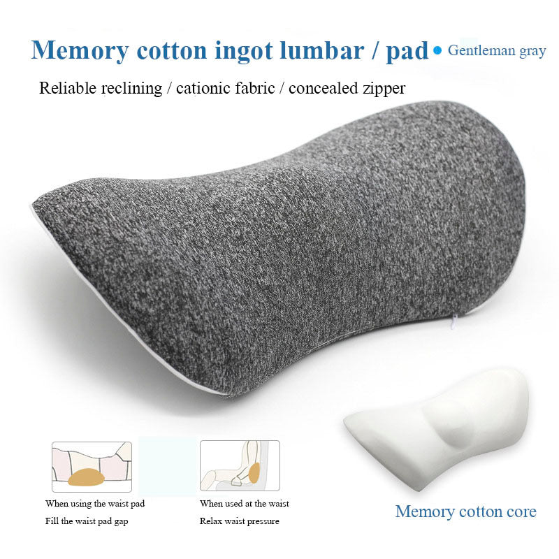 Lumbar Support Pillow For Side Sleepers Pregnancy Relieve Hip Coccyx Sciatica Pain Machine Chair Back Cushion Waist Car Seat - DropOnline.co