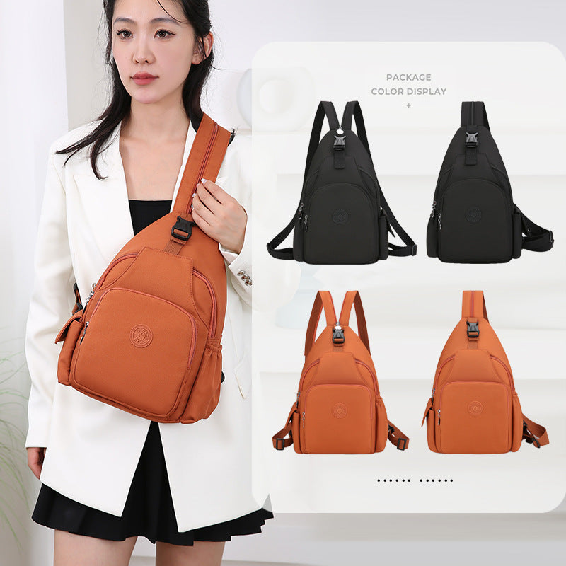 Fashion Backpack Women's Casual Waterproof Multifunctional Chest Bag