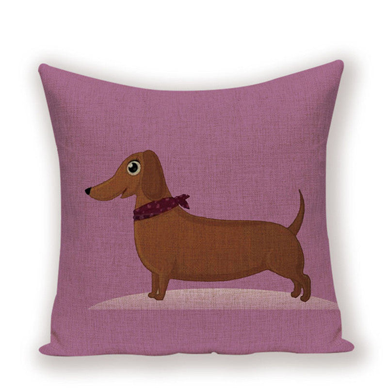Dachshund Cushion Cover Fungus Sausage - DropOnline.co