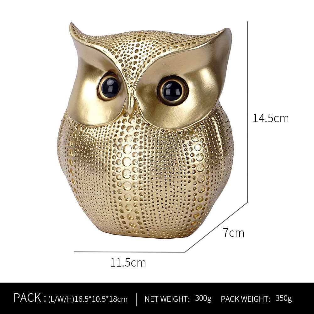 Owl Resin Craft Decoration Home Soft Decoration - DropOnline.co