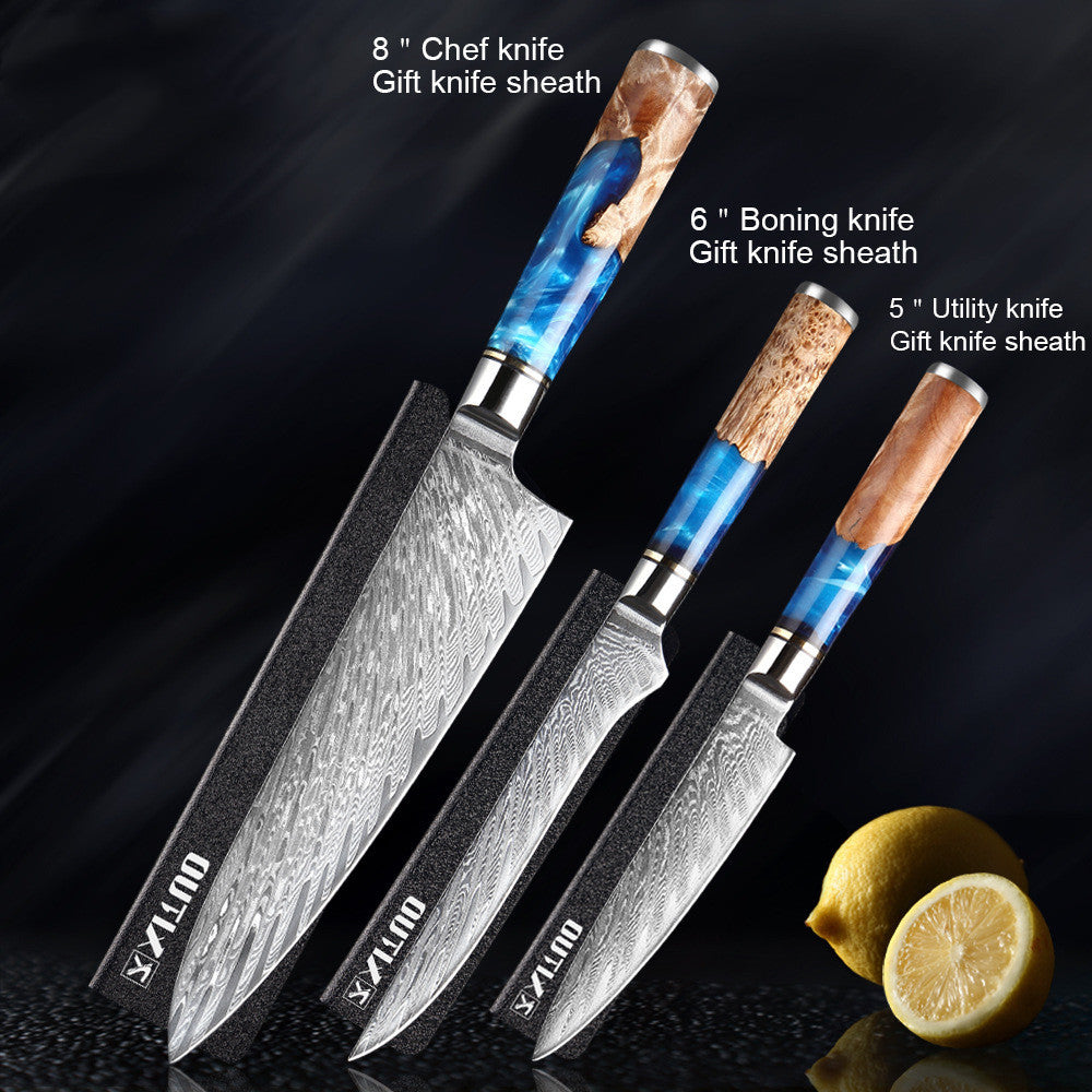 Kitchen Knife Set Chef's Knife Meat Chopping Knife - DropOnline.co