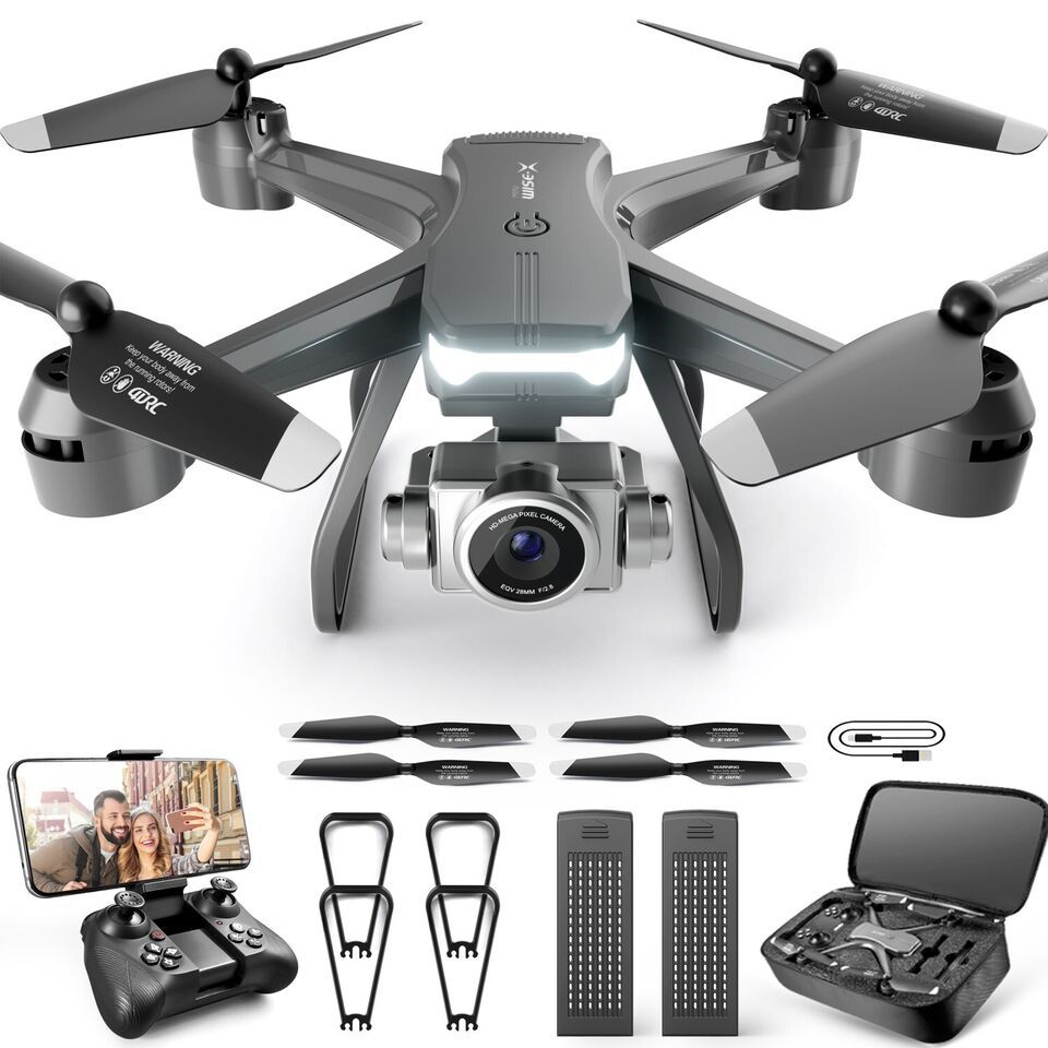 4DRC V14 Professional Drone 6K HD Dual Camera Wifi FPV Portable RC Quadcopter 2 BATTERY,Drones Suitable For Adults & Beginners.Logistics Is Randomly Sent By UPS,USPS,Self-pickup. - DropOnline.co