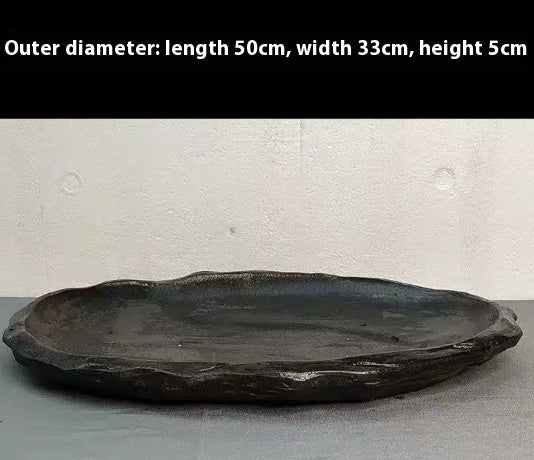 Purple Sand Shaped Flowerpot Living Room Moon Bonsai Modeling - DropOnline.co