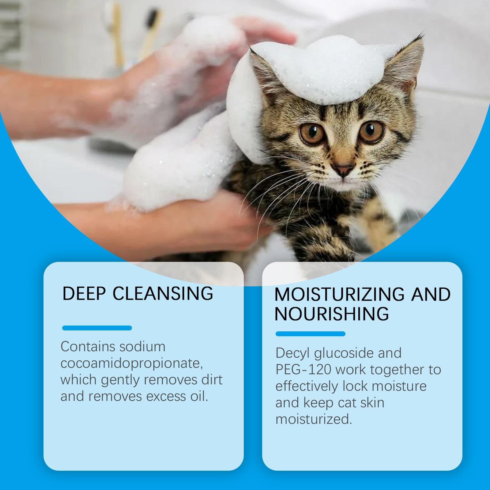 Yegebang Cat Cleaning Mousse Mild Non-irritating Pet Cleaning Foam - DropOnline.co