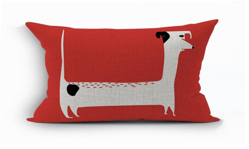 Dachshund Cushion Cover Fungus Sausage - DropOnline.co