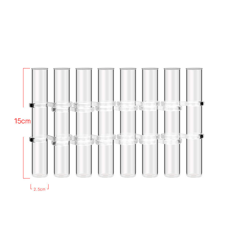 Test Tube Clear Glass Vase For Plant Bottle Flower Pot Hydroponic Container Decor Wedding Party Floral Hinged Flower Vases Home Decor - DropOnline.co