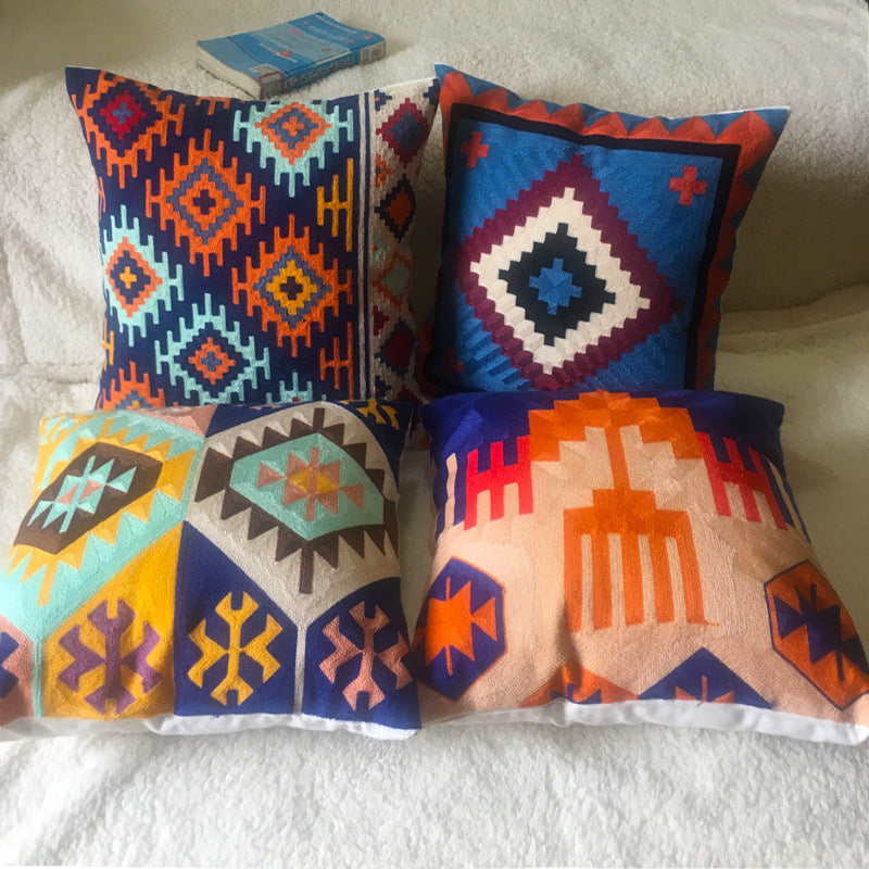 Three Dimensional Embroidery Cushion Cover - DropOnline.co