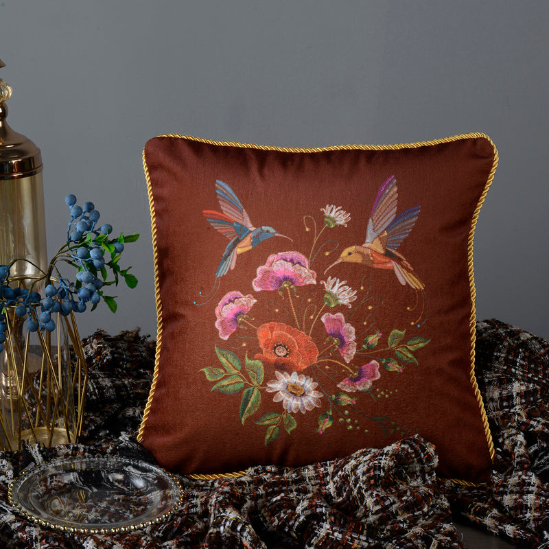 Living Room Sofa Retro Tassel Backrest Cushion Pillow Waist Pillow With Core - DropOnline.co