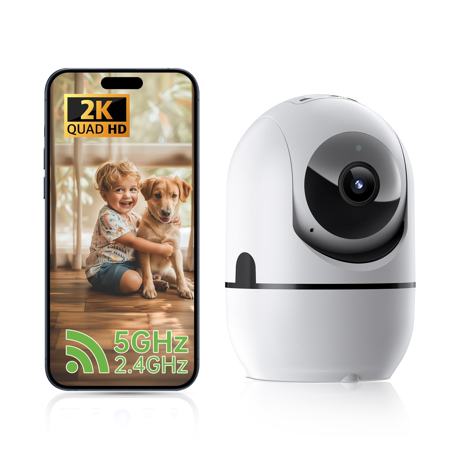 2-way Video Call Network Camera PTZ WIFI Security Cam AI Smart Camera For Home Night Vision Wireless Indoor Camera - DropOnline.co