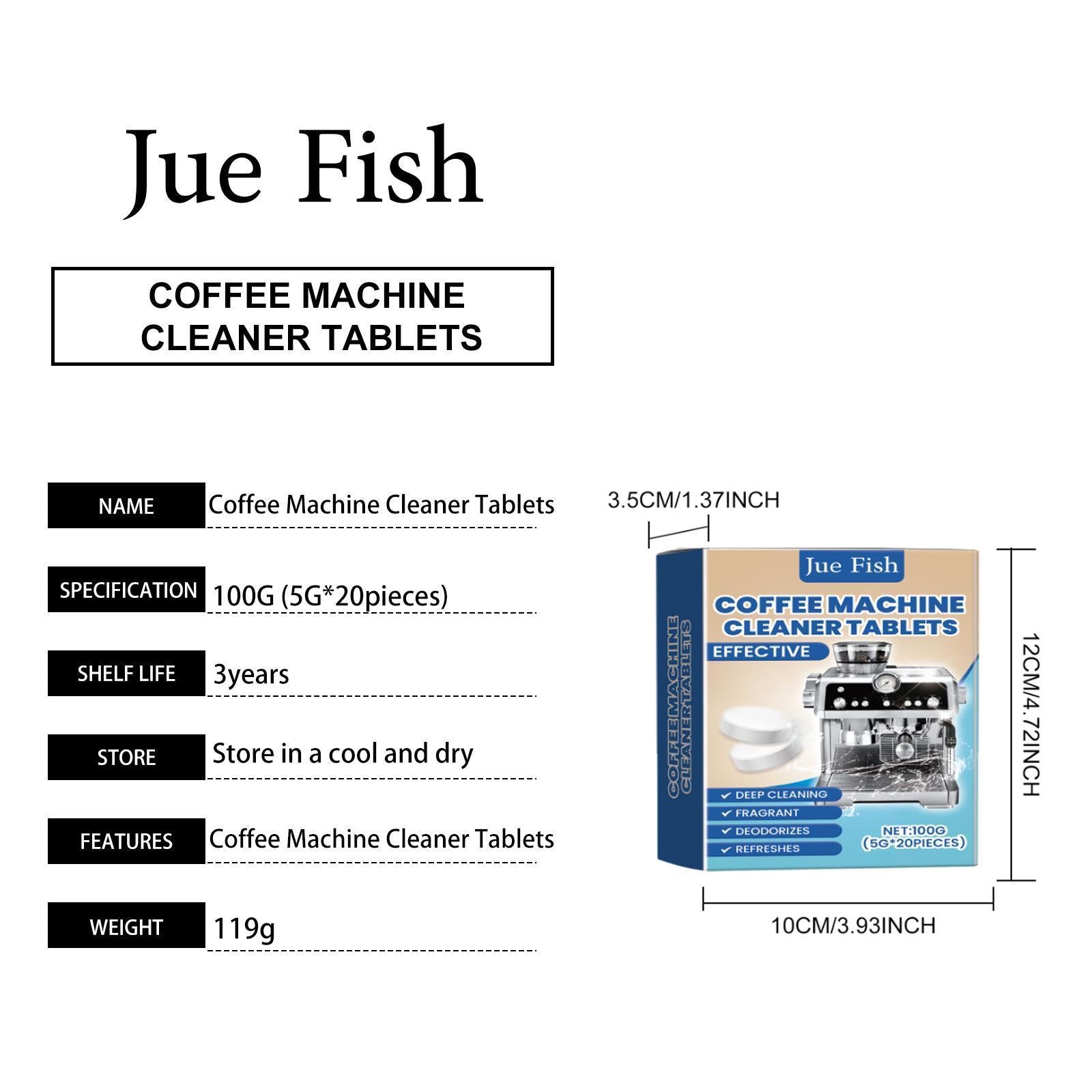 Jueyu Coffee Machine Cleaning Effervescent Tablets Clean Coffee Machine Stains And Dirt Renovation Maintenance Cleaner - DropOnline.co