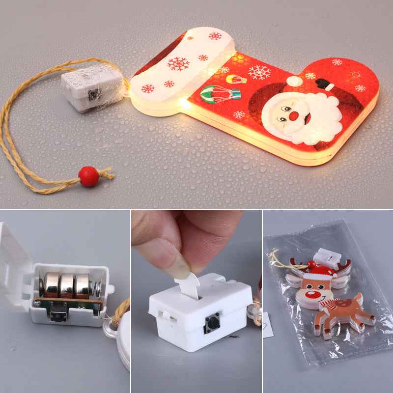 Christmas LED Shape Lights - Elk Tree Snowman Bar Atmosphere Interior Decoration - DropOnline.co