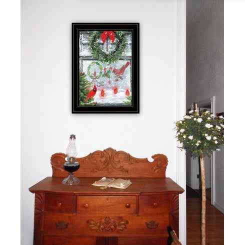 Christmas Peace by Ed Wargo - Ready to Hang Framed Print, Black Frame - DropOnline.co