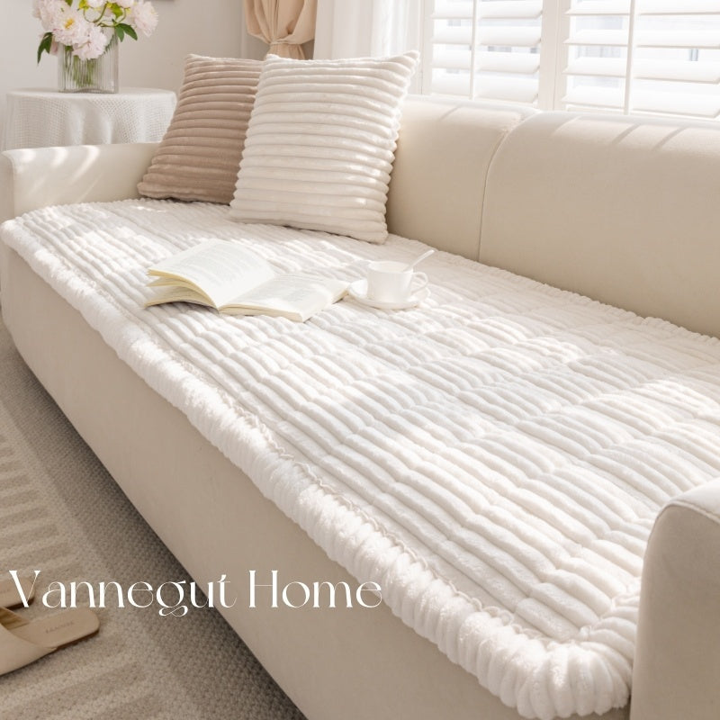 Sofa Cushion Autumn And Winter Thickening Plush Non-slip Tatami Cushion - DropOnline.co