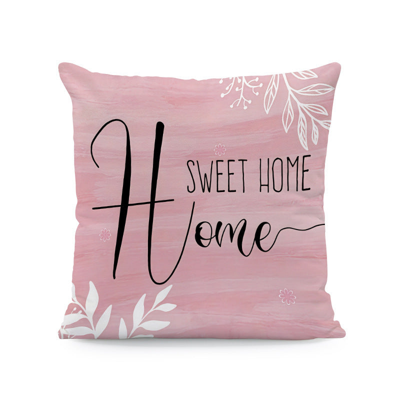 Ink-painting Plum Blossom Yellow Flower Sofa Cushion Cover Without Pillow Core - DropOnline.co