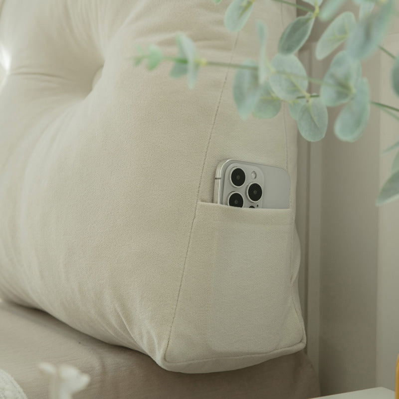 Bedside Cushion Sofa Bedroom Tatami Soft Case Backrest Simple - DropOnline.co