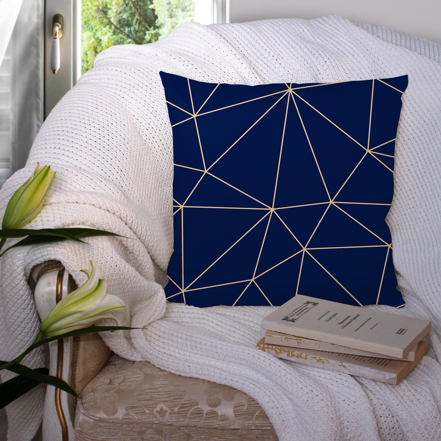 Cushion Cover In Printed Super Soft Material - DropOnline.co
