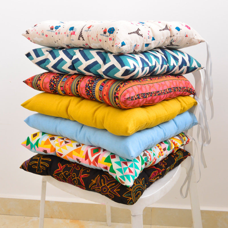 Japanese Style Cotton And Linen Thickened Home Cushion - DropOnline.co