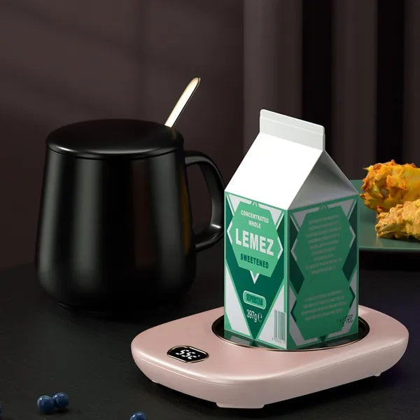 Electric Coffee Mug Warmer For Desk Auto Shut Off USB Tea Milk - DropOnline.co