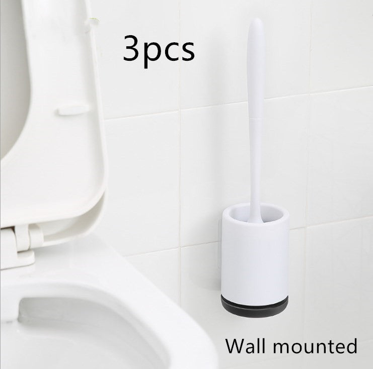 Non-stick Hair Soft Plastic Brush Head Toilet - DropOnline.co