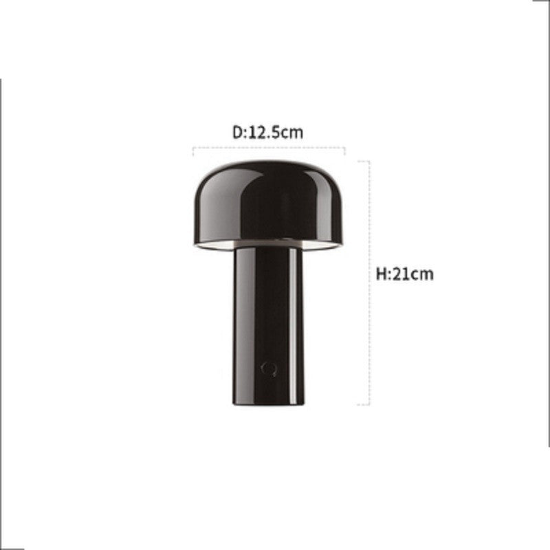 Designer Mushroom Table Lamp Night Light Portable Cordless Touch Rechargeable Decor Lamp USB Bedside Lamp Desktop Lamp - DropOnline.co