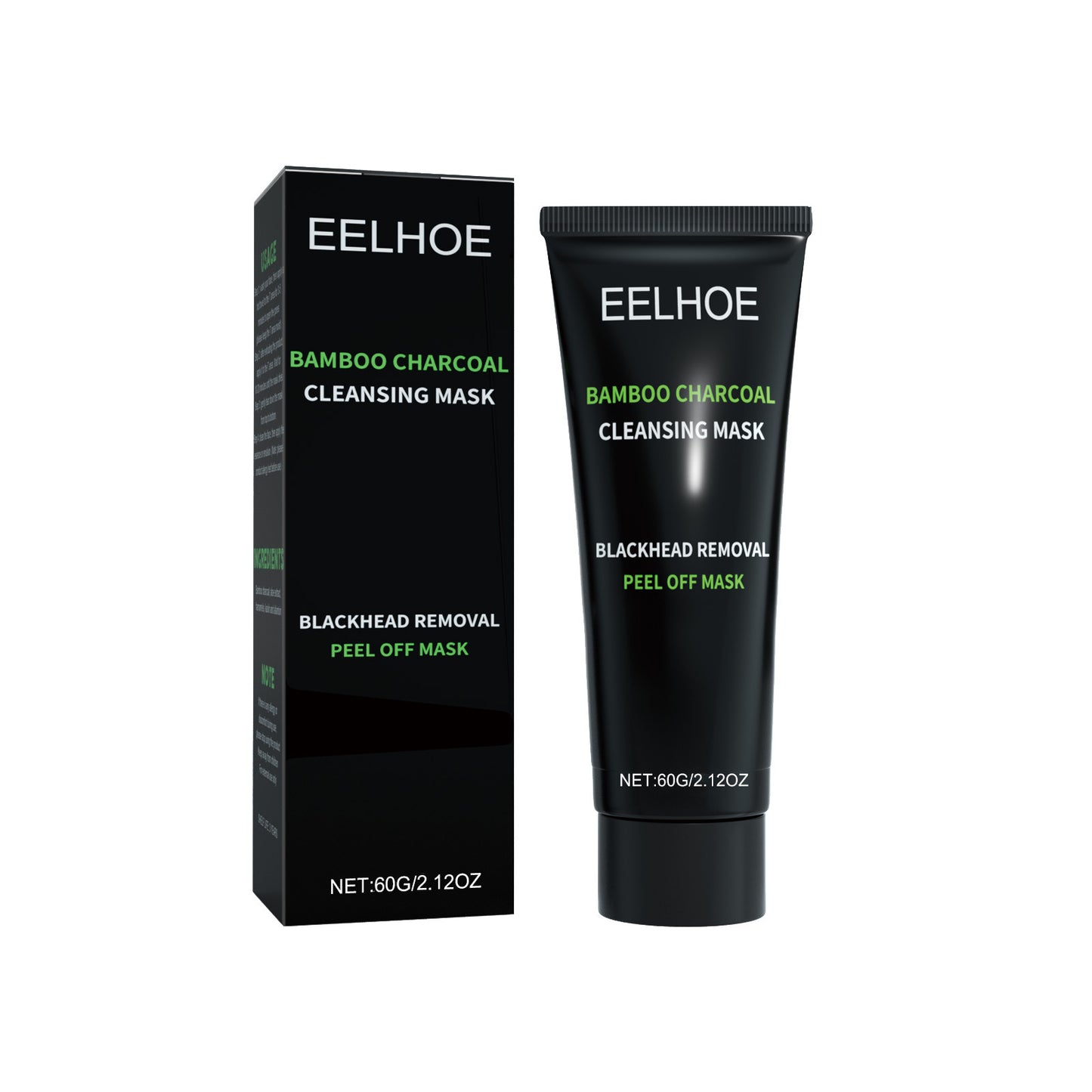 EELHOE Bamboo Charcoal Blackhead Removal Peel-Off Mask For Deep Pore Cleansing And T-Zone Oil Control - DropOnline.co