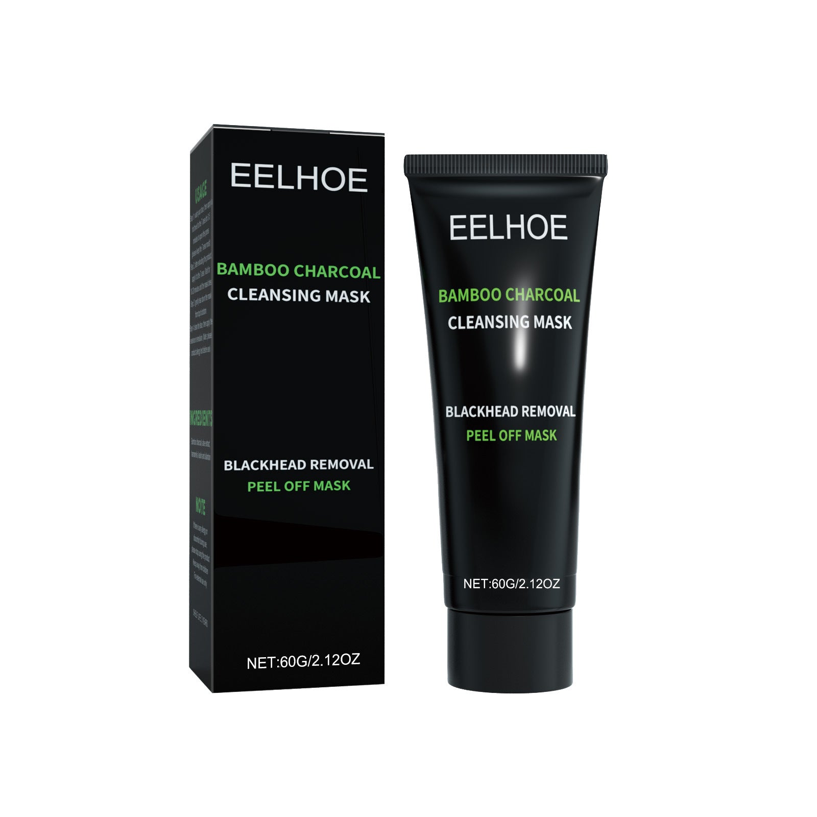 EELHOE Bamboo Charcoal Blackhead Removal Peel-Off Mask For Deep Pore Cleansing And T-Zone Oil Control - DropOnline.co