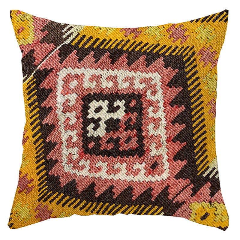 Modern Minimalist Bohemian Pillow Printed Polyester Cushion Cover - DropOnline.co