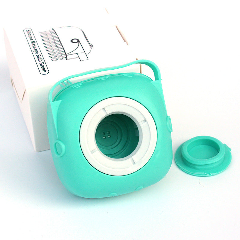 Silicone Dog Bath Massage Gloves Brush - Pet Grooming Tool with Shampoo Dispenser for Dogs & Cats - DropOnline.co