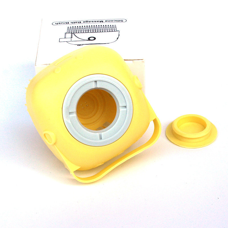 Silicone Dog Bath Massage Gloves Brush - Pet Grooming Tool with Shampoo Dispenser for Dogs & Cats - DropOnline.co