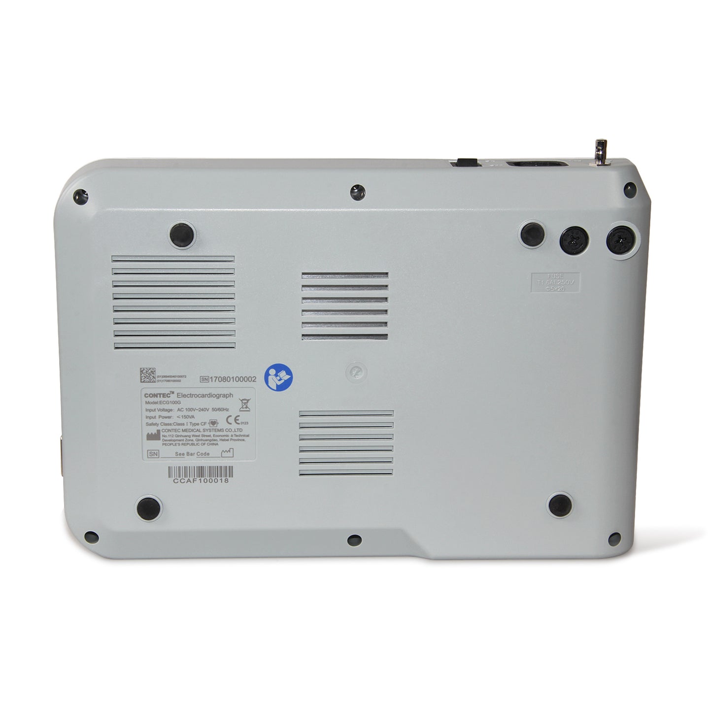 CONTEC Digital 1 Channel 12 Lead ECG Machine EKG Electrocardiograph ECG100G Printer - DropOnline.co