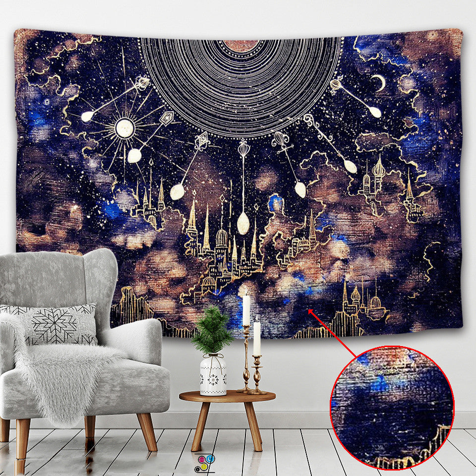 Tapestry Home Decor Bedroom Background Cloth - Decorative Wall Hanging Art for Living Space - DropOnline.co