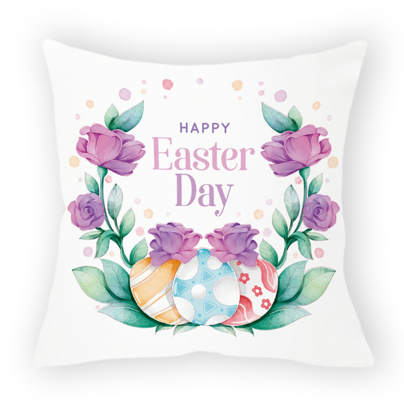 Easter Pillow Cover Sofa Cushion Cushion Cover - DropOnline.co