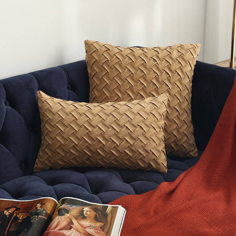 Buckskin woven cushion cover - DropOnline.co