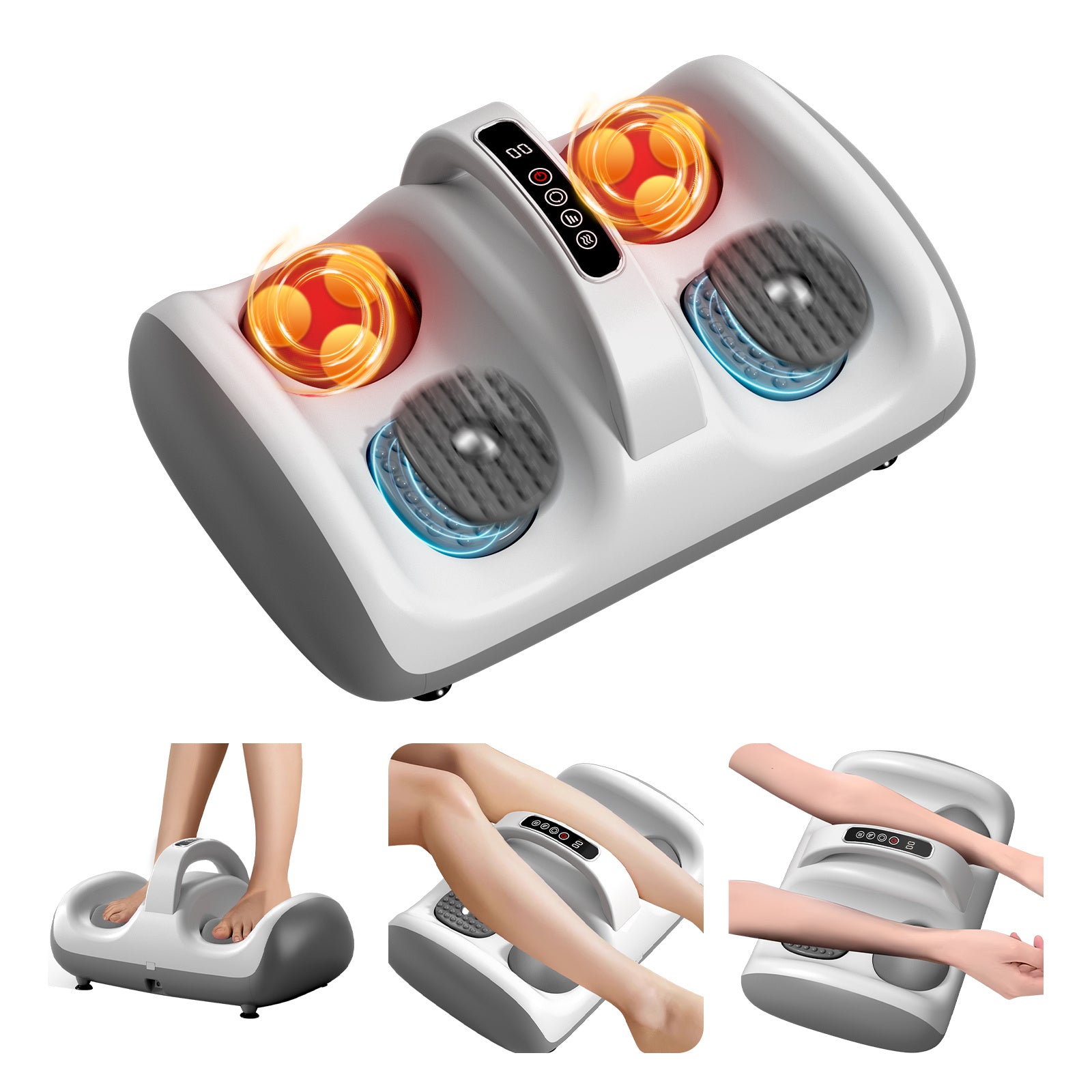Leg Beauty Machine - Electric Foot Massager, Featuring Light Therapy Function, Adjustable Speed And Direction Control, Designed To Help Relax The Body And Relieve Pain - DropOnline.co