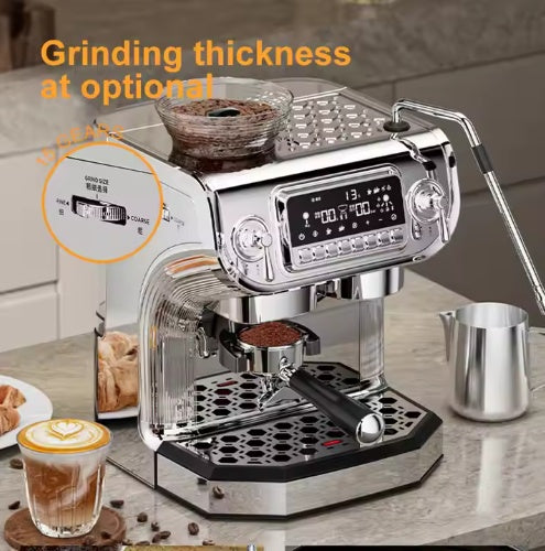 Cappuccino Express Espresso Coffee Machine With Steam Wand - DropOnline.co