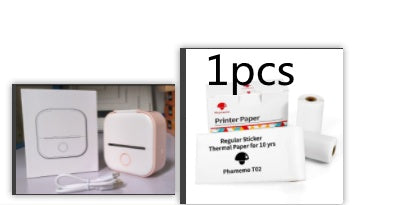 Portable Mini Thermal Label Printer Home Photo Printer Student Wrong Question Printer Bluetooth-compatible Mini Label Printer Price Tag - DropOnline.co