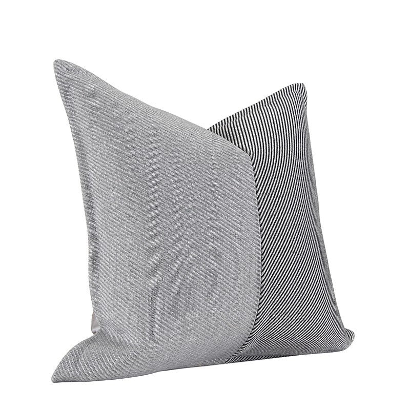 Silver Slim Spliced Cushion Simple And Luxury Sofa Square - DropOnline.co